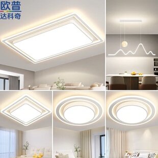 欧普达科奇中山灯具客厅主灯新款护眼轻奢led吸顶灯大气卧室灯