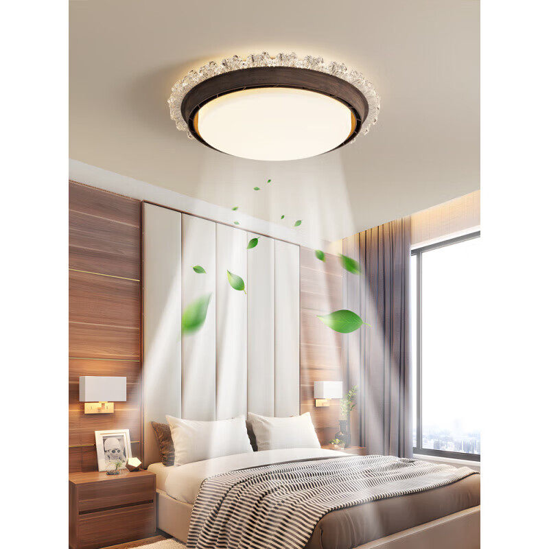 欧普达科奇卧室隐形风扇吊扇灯新款静音书房儿童房护眼轻奢高级感