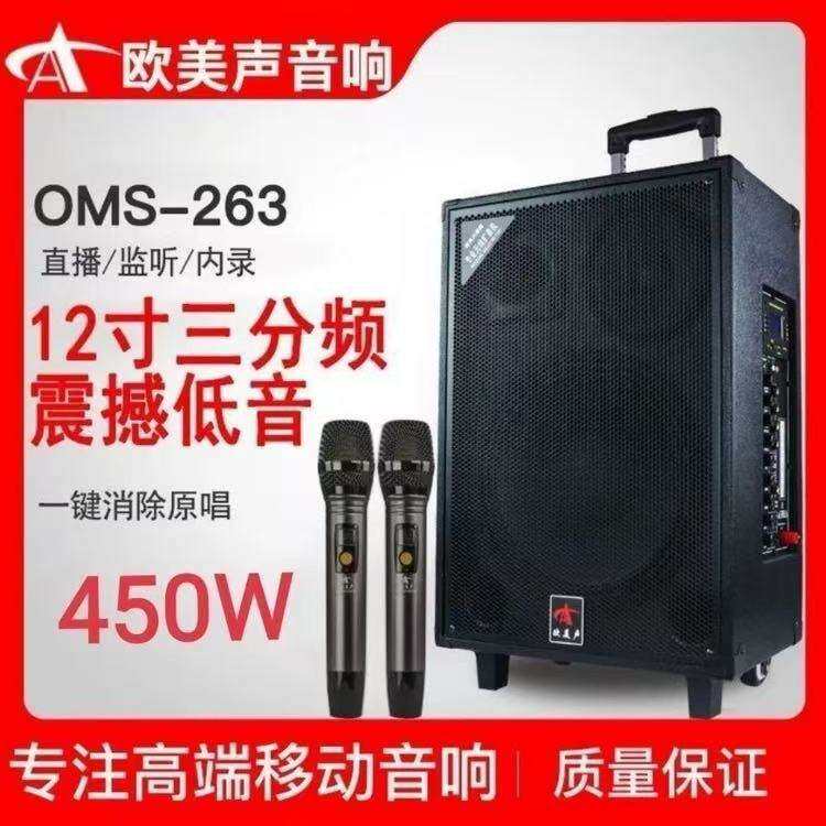 欧美声拉杆音箱8寸10寸12寸超大功率户外直播唱歌乐器演出音响