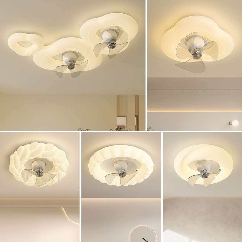 客厅风扇吸顶灯奶油风主卧灯摇头静音北欧创意新款儿童房电风扇灯,3C数码配件,USB灯,淘宝优惠券,粉丝福利购,淘宝优惠卷