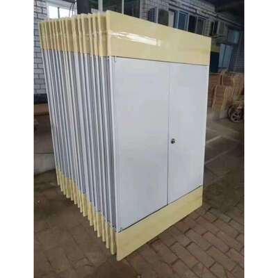 双开仓库门简易门Economy Door建筑工地临时围挡门防锈轻便仓库门