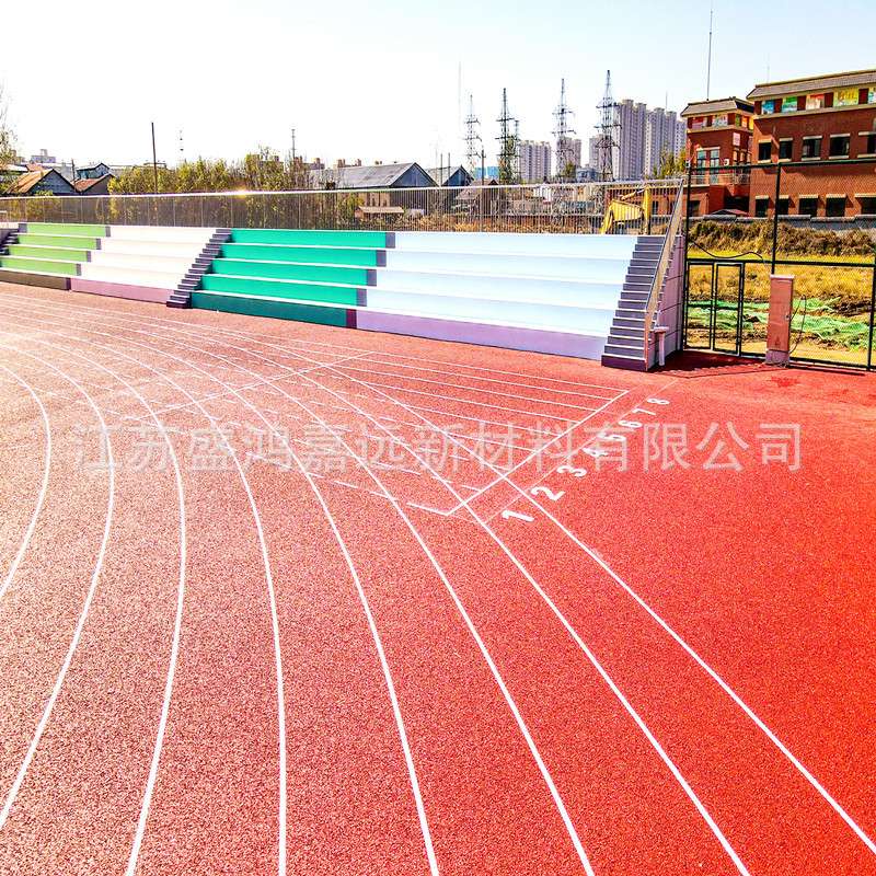 预制型塑胶跑道 体育场馆塑胶跑道材料 混合型塑胶跑道