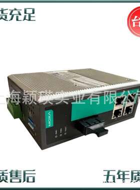 MOXA EDS-305-M-SC 1光4电工业交换机 质保5年 现货