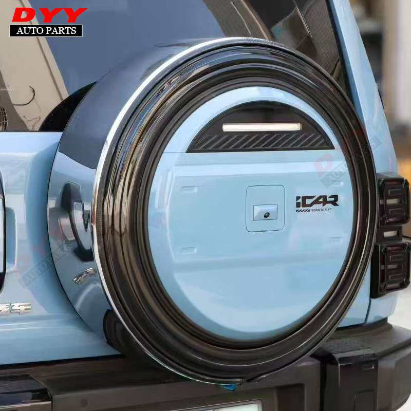 适用奇瑞ICAR V27加厚不锈钢圈备胎罩越V27轮胎防晒罩保护罩改装