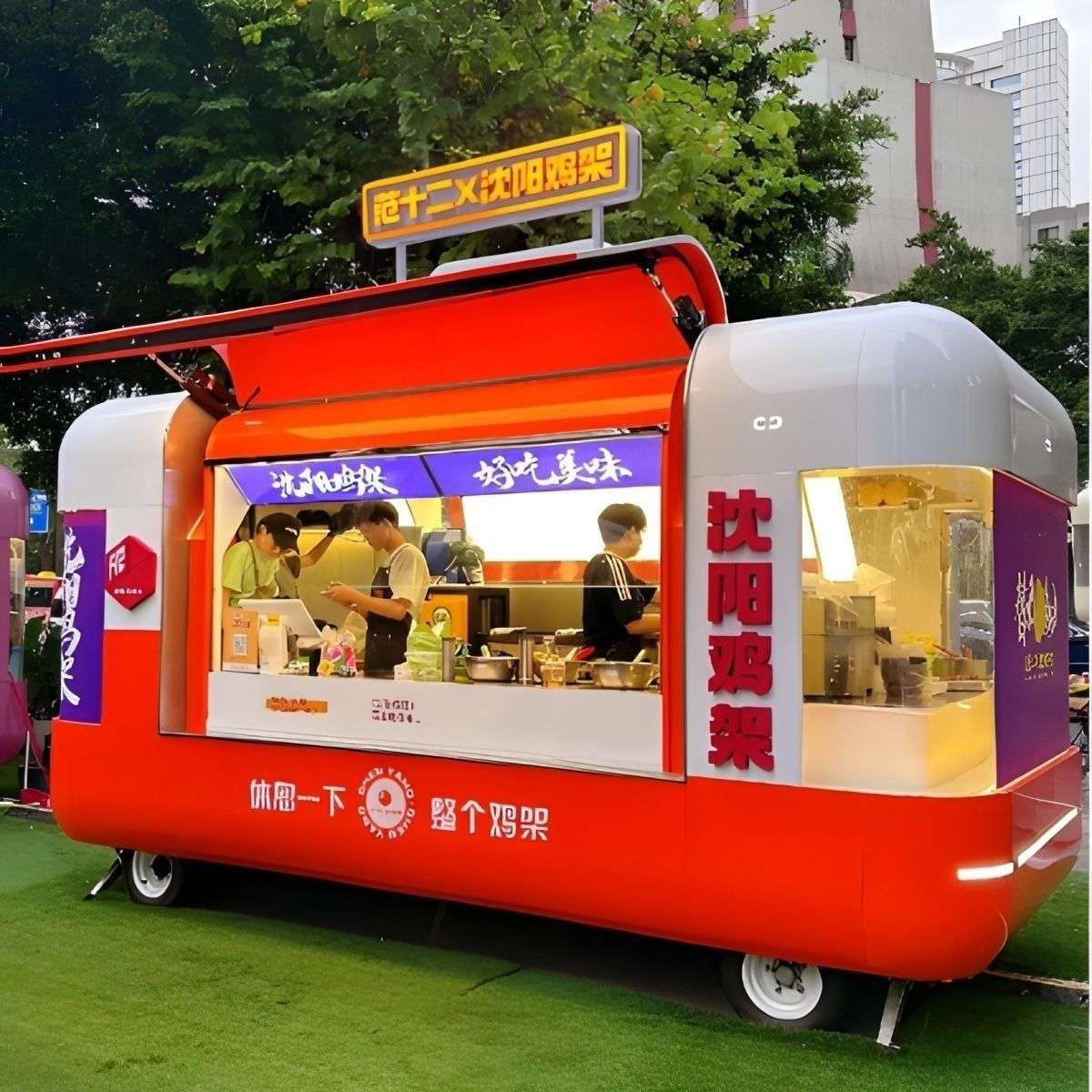 云仓款网红电动餐车多功能移动摆摊酒吧咖啡奶茶景区商用小吃售卖