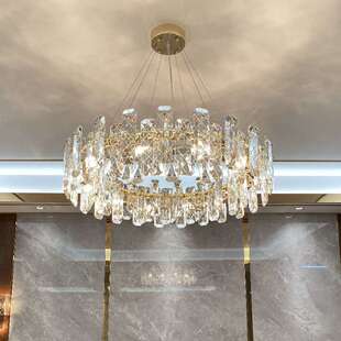 后现代轻奢吊灯水晶吊灯奢华大气客厅餐厅卧室灯现代简约创意灯具