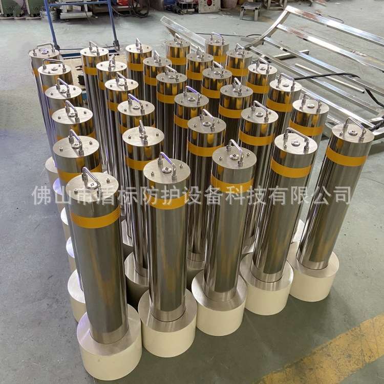 景区车辆出入口手动防撞固定可拆卸防撞柱 成品活动式车档立柱
