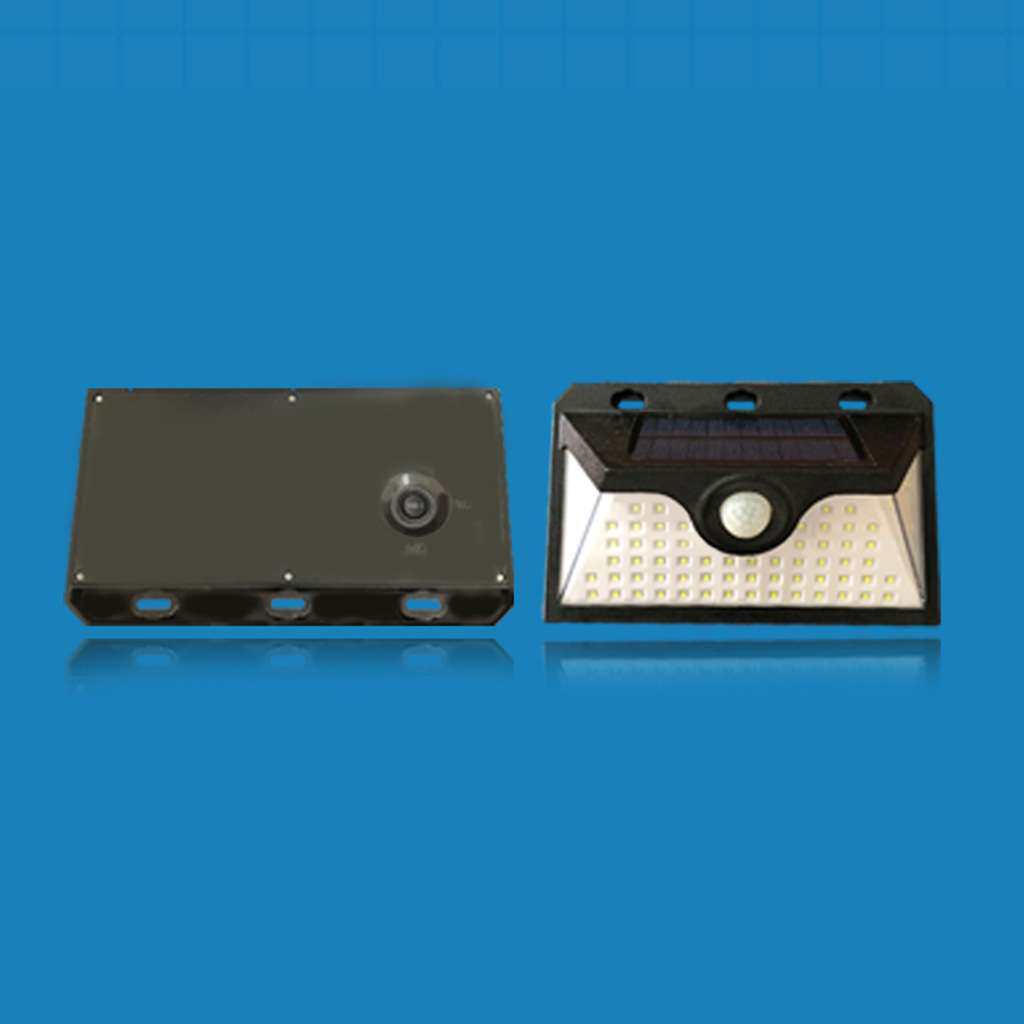 跨境多款式户外太阳能66LED壁灯人体感应灯户外农村花园灯