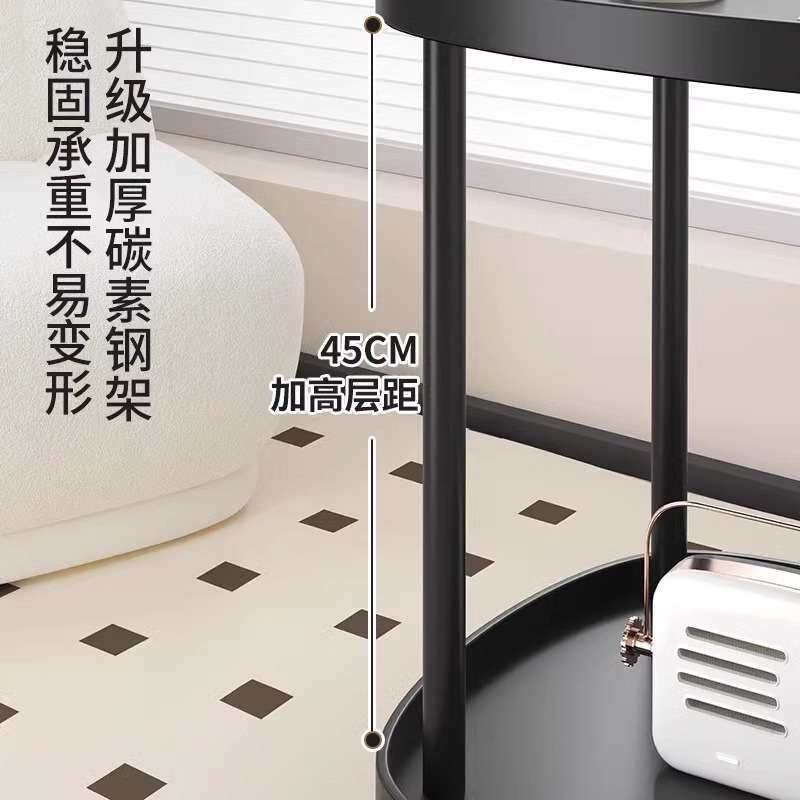 小茶几可移动沙发边几小推车床头置物架家用现代简约阳台卧室桌子