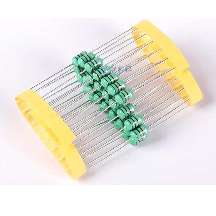 卧式工字插件色环电感EC46(1W)AL0510-4R7K/4.7UH色码直插DIP5*10