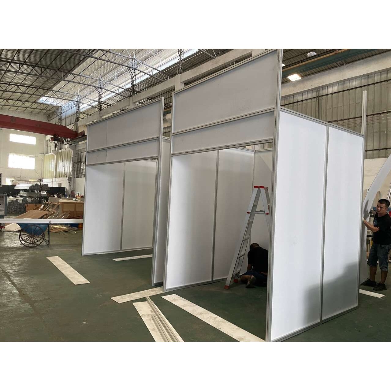 四分方柱标摊铝料 展览摊位铝型材 40小方铝库存厂家