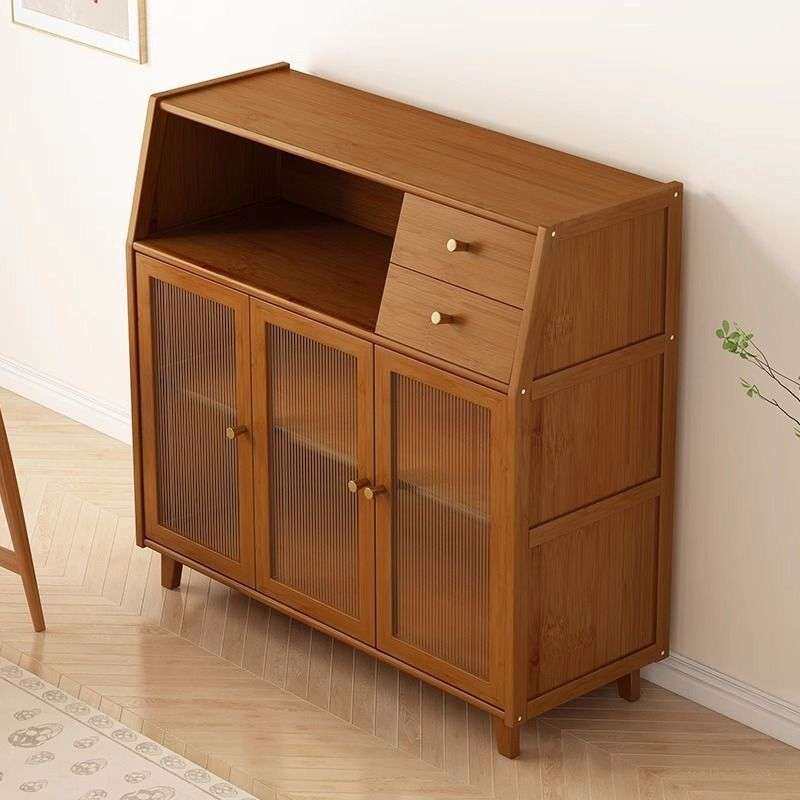 实木餐边柜靠墙酒柜茶水柜简约置物柜餐厅墙边柜客厅储物柜碗柜