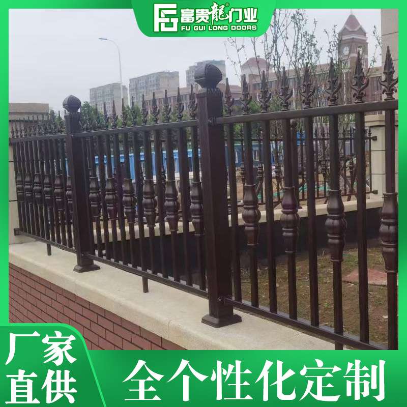 别墅铝艺护栏 庭院围墙防护栏杆铝合金户外花园栏栅 欧式阳台护栏