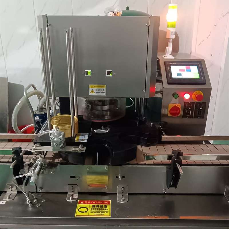 全自动真空铝盖机械铁盖封罐机罐头食品八宝粥封口机器厂家直销