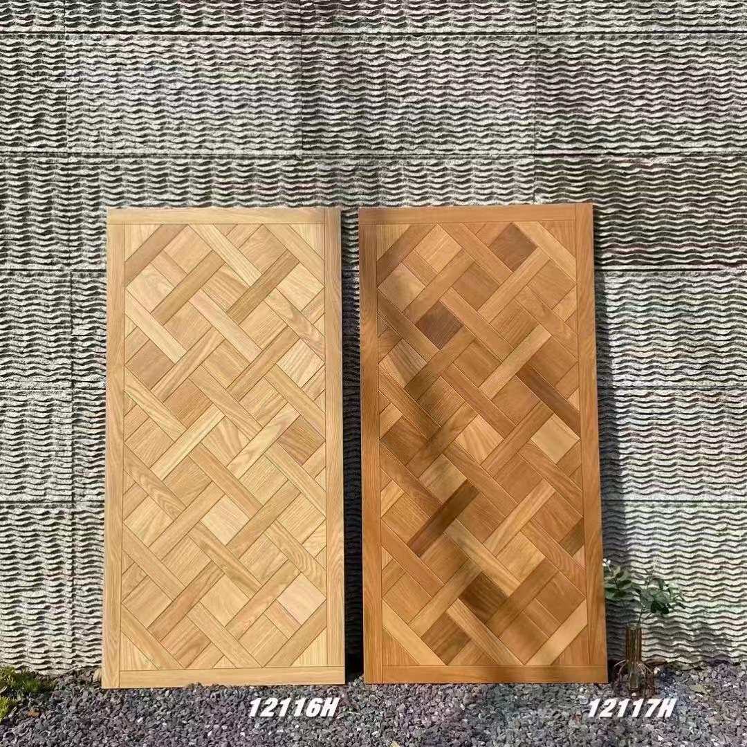 日式奶油原木纹砖600x1200鱼骨木纹砖客厅餐厅卧室仿实木全瓷地砖