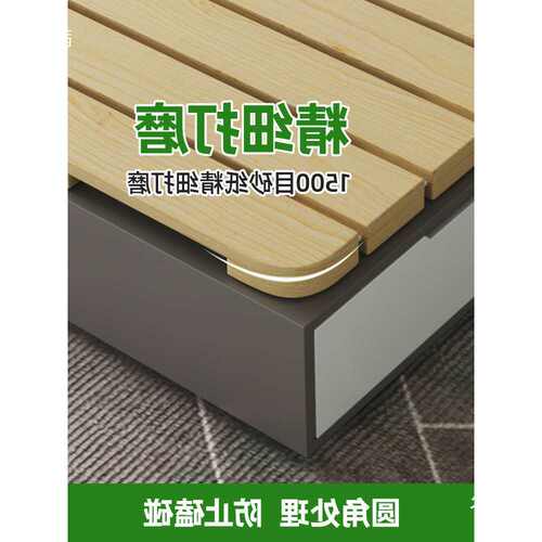 榻榻米排骨架床架杉木床板防潮打地铺全实木床垫松木折叠透气架子