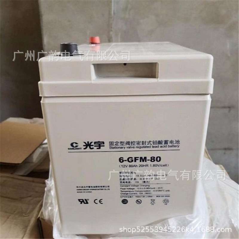 光宇蓄电池6-GFM-80C 铅酸电池12V80AH 哈尔滨光宇COSLIGHT蓄电池