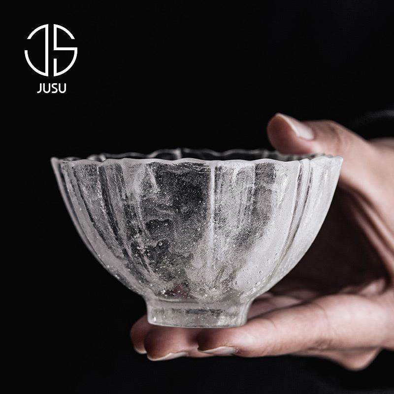 冰冻烧琉璃杯荷花主人杯单杯女个性轻奢茶道杯子个人专用大口茶杯,电子元器件市场,其它元器件,淘宝优惠券,粉丝福利购,淘宝优惠卷