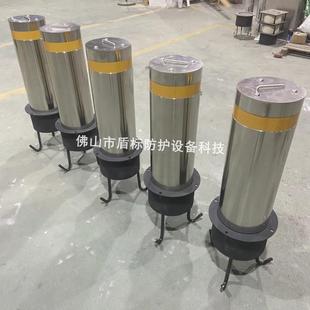 步行街拦截车辆安全防护防撞桩 全自动液压升降柱智能挡车地柱