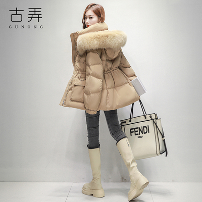 古弄原创设计感短款羽绒服