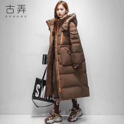 古弄25年冬季新款长款羽绒服