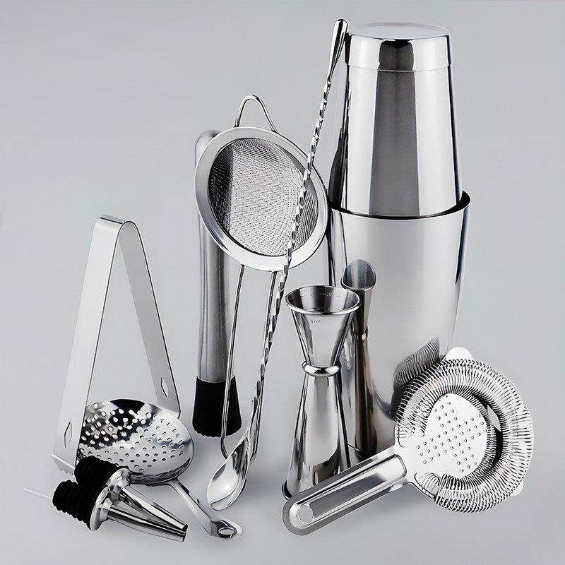 厂家不锈钢鸡尾酒调酒套装波士顿酒吧量杯冰夹奶茶用具可印LOGO,鲜花速递/花卉仿真/绿植园艺,割草机/草坪机,淘宝优惠券,粉丝福利购,淘宝优惠卷