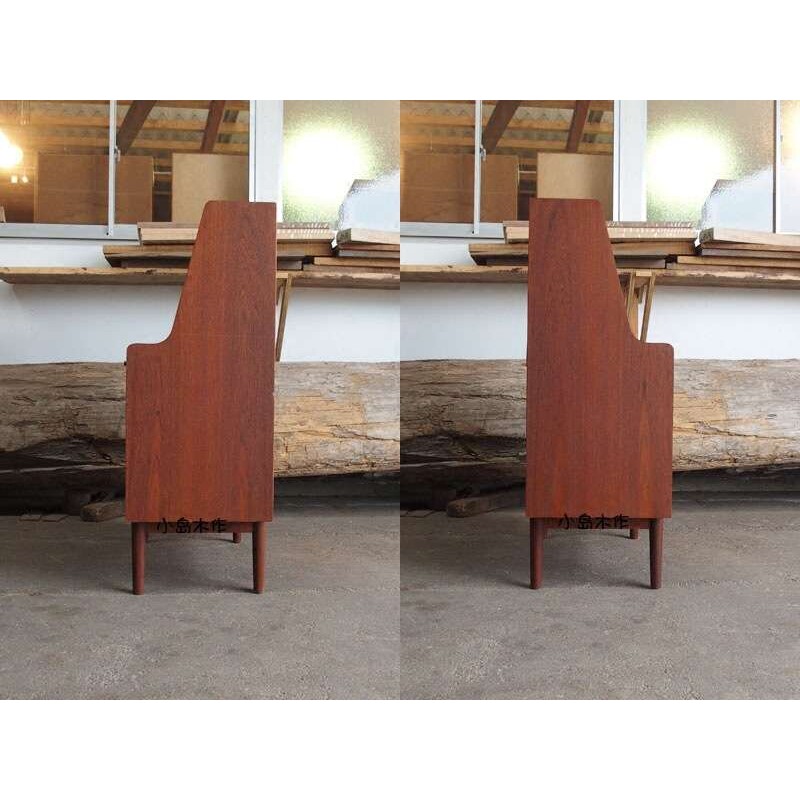 中古丹麦复古柚木色实木餐边柜多功能收纳黑胡桃樱桃茶水柜新中式