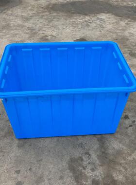 140L塑料水箱 养龟箱 养鱼箱670*480*390白色塑料水箱