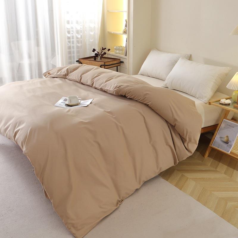 冬季加厚磨毛100全棉被套单件150x200宿舍被罩双人褥子套200x230