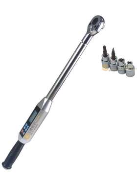 电子数字扭力扳手500Nm螺丝拧紧扭矩检测扳手便携式数显扭矩扳手