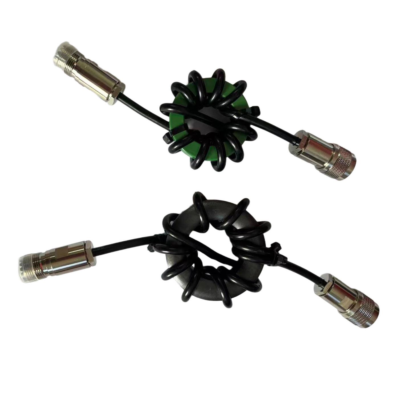 HF短波扼流圈1.8-50MHz 1:1巴伦 抗干扰大功率FT8专用镍锌磁环