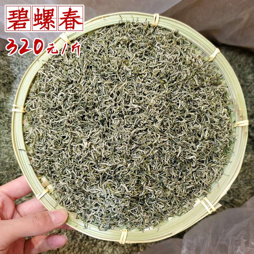 2025新茶上市碧螺春绿茶散装 明前头采肆号碧螺春琵琶香全白毫