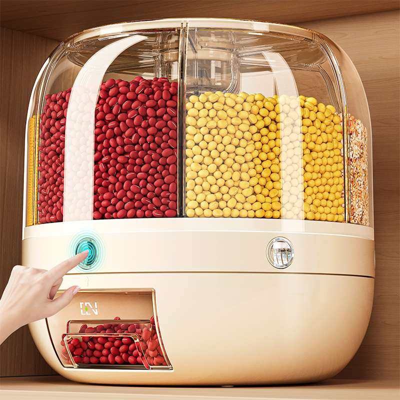 2025 新款360°旋转定量取米防虫防潮家用储米箱五谷杂粮收纳盒,鲜花速递/花卉仿真/绿植园艺,割草机/草坪机,淘宝优惠券,粉丝福利购,淘宝优惠卷