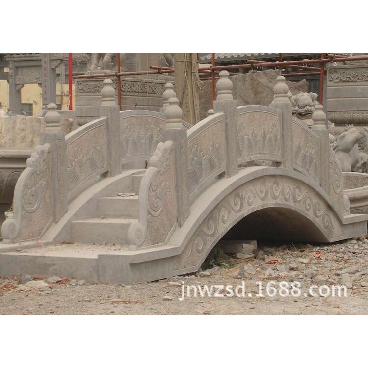 庭院石头景观桥报价 厂区石材看桥图片 山东石雕观赏桥制作厂家