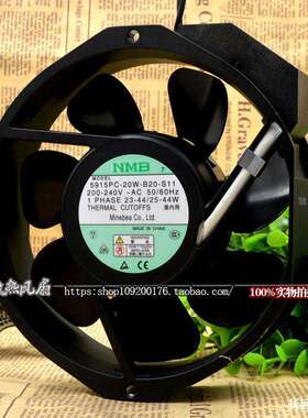 5915PC-20W-B20/B30 200VAC美蓓亚NMB MAT金属叶耐高温散热风扇