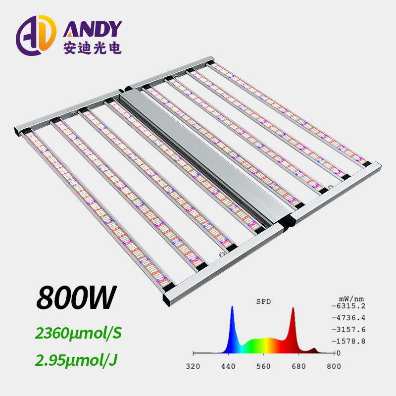 led全光谱植物灯800w grow light澳洲农场温室大棚蔬菜补光灯生长