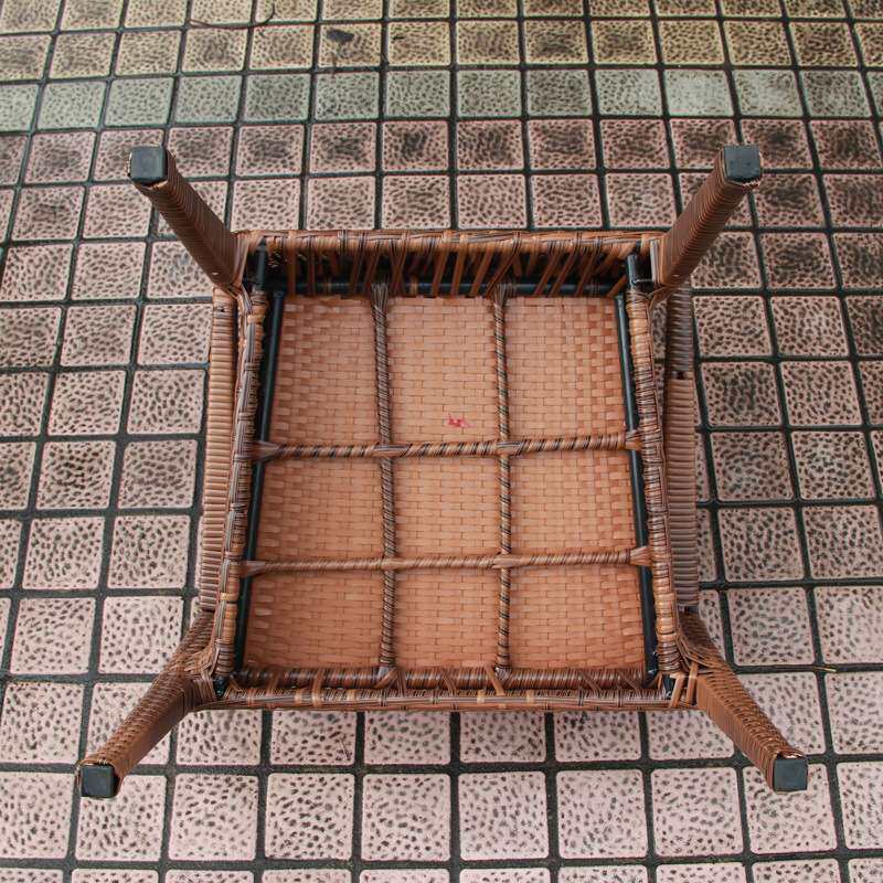 户外桌椅家具藤编阳台庭院休闲座椅组合 餐饮藤椅桌椅三五件套装