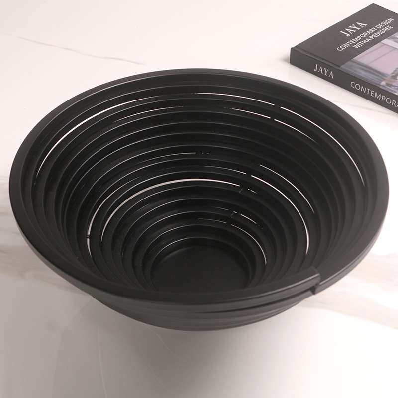 北欧果盘现代简约黑色金属螺旋纹圆形深盘创意装饰托盘线条摆件,玩具/童车/益智/积木/模型,遥控车升级件/零配件,淘宝优惠券,粉丝福利购,淘宝优惠卷