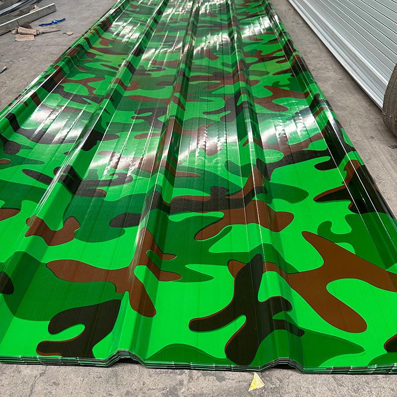 波纹瓦840型900型426星铁皮瓦750型T型376彩钢瓦压型钢板0.5彩钢