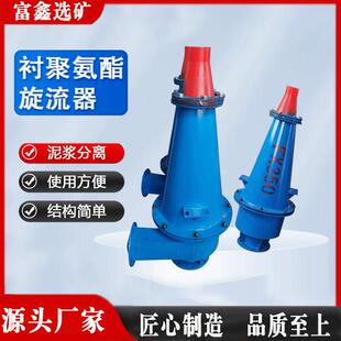 聚氨酯旋流器 矿山水力沉沙嘴 泥沙过滤器 洗煤厂固液分离旋流子