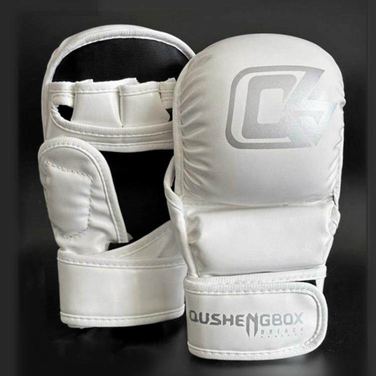 专业MMA拳击手套儿童加厚拳峰格斗搏击男女散打沙袋半指拳套成人