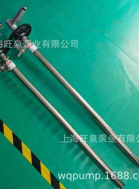 上海旺泉HD-A0+SS304-700HP  3A气动抽液泵、卫生级桶泵