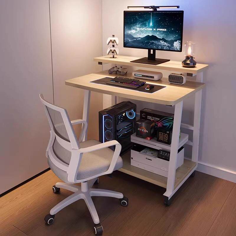 小型台式电脑桌家用可移动学习桌笔记本桌子简易写字桌卧室床边桌