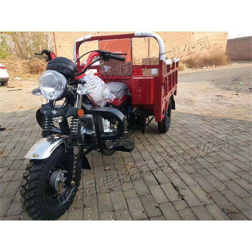 汽油摩托送货车三轮车 建筑工地运输自卸车 Motorcycle tricycle