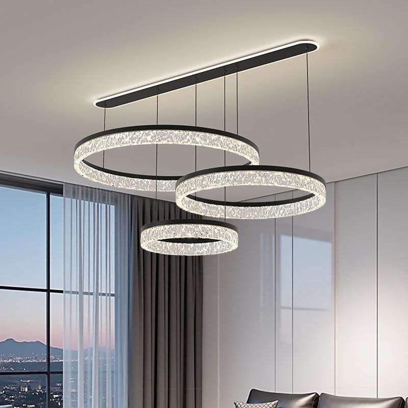 2025新款冰裂纹设计感客厅吊灯意式创意护眼卧室餐厅现代简约吊灯