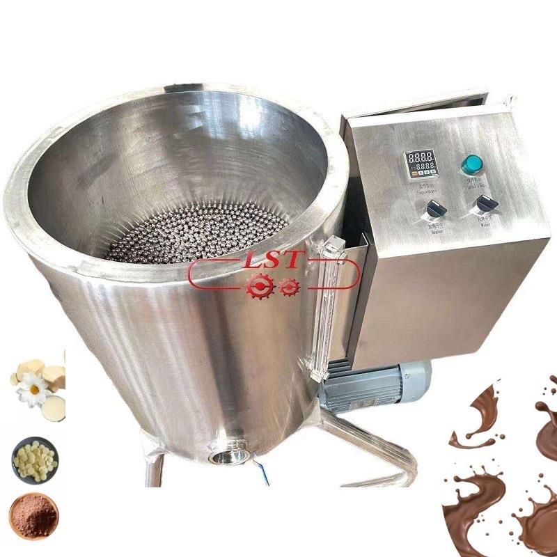 50L球磨机不锈钢立式巧克力球磨机实验室专业坚果酱研磨设备工厂