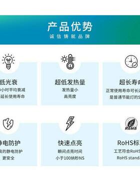 高亮 圆头白发白 LED发光二极管 4MM圆头白色 F4圆头白光白灯