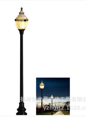 新款太阳能庭院灯户外公园庭院景观灯现货LED仿古灯厂家
