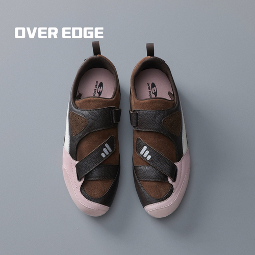 OVEREDGE粉棕色休闲运动鞋