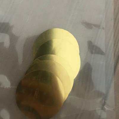 科研级纯度99.99% 黄金片电极 AU金电极 电化学对电极 可开票5*10
